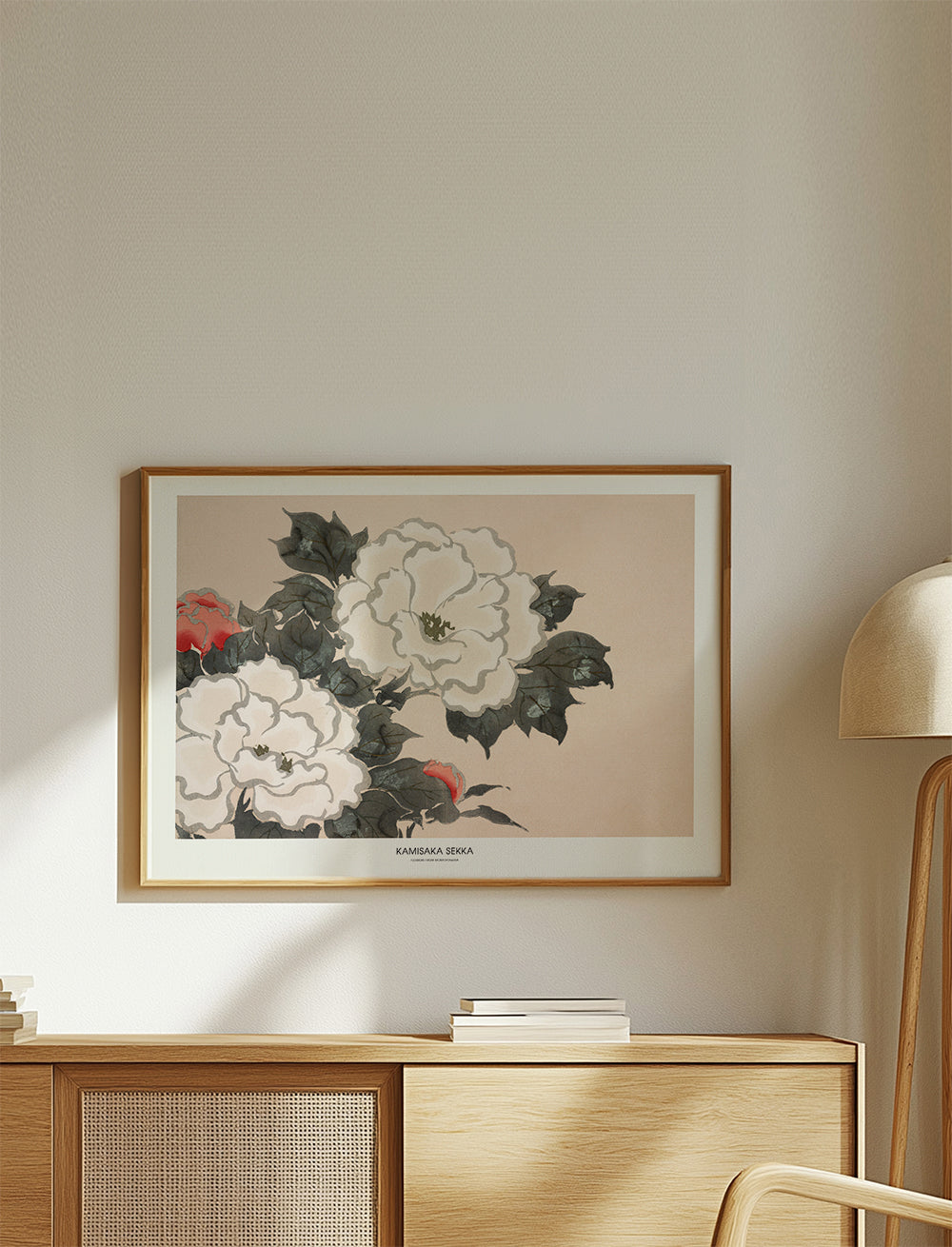 Botanisk plakat: japansk blomsterstudie