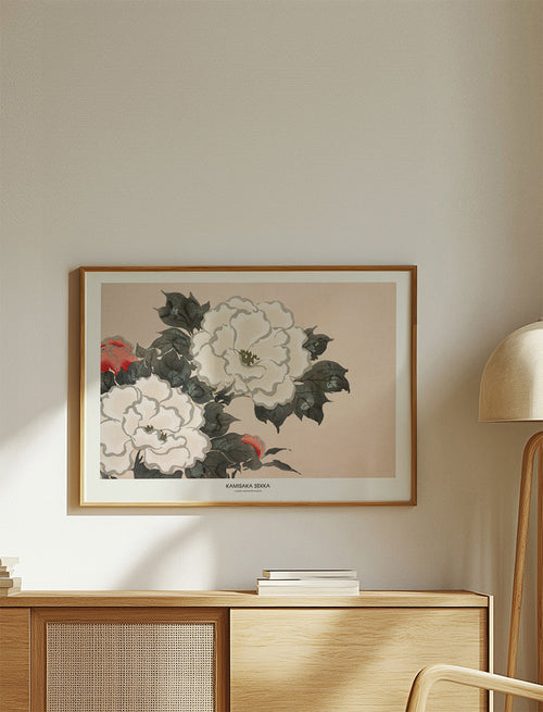 Botanisk plakat: japansk blomsterstudie