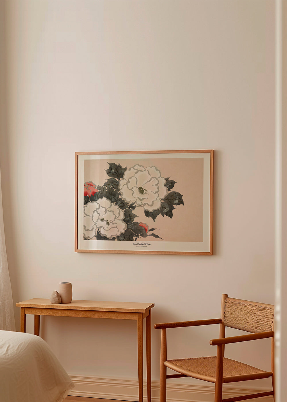 Botanisk plakat: japansk blomsterstudie