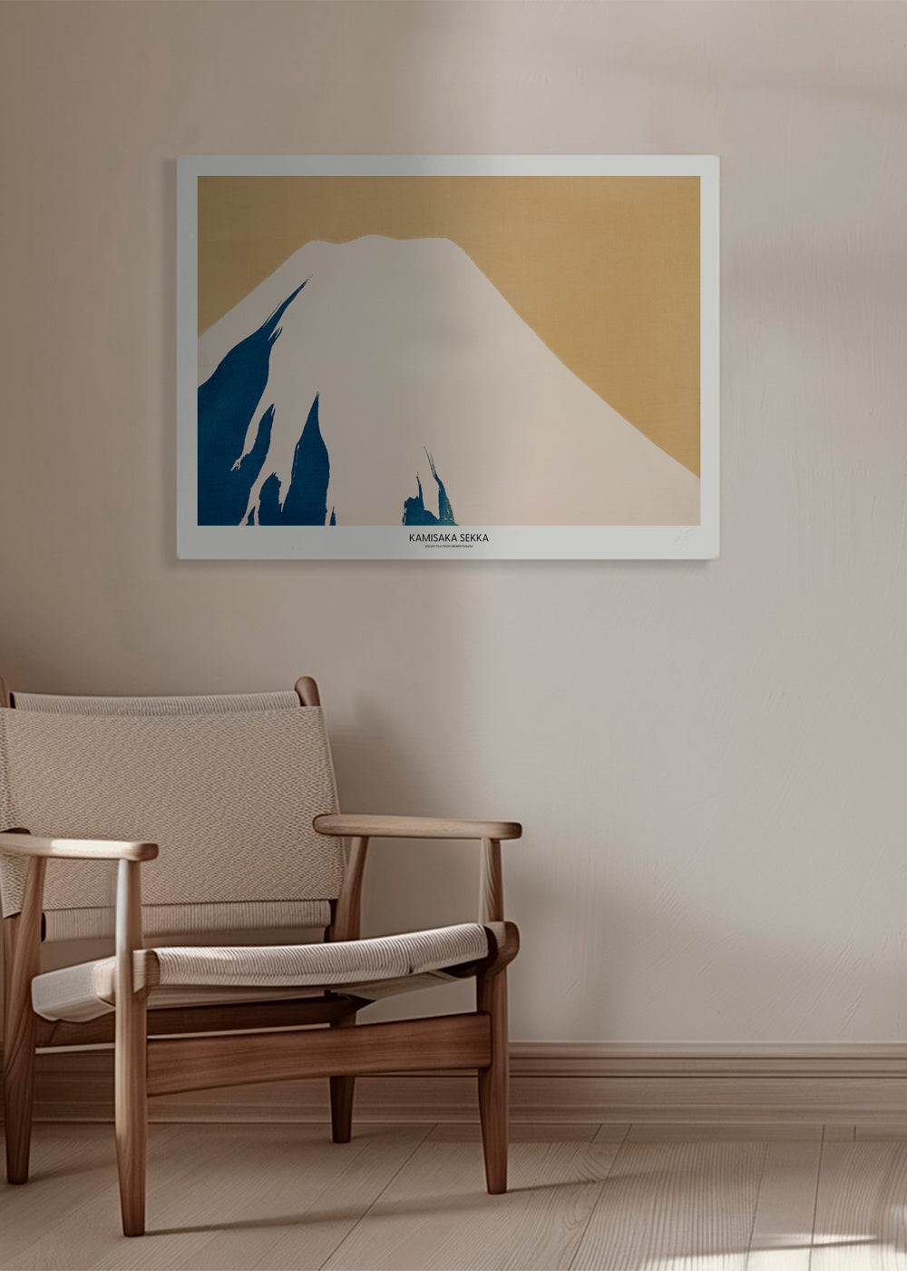 Landskabsplakat: Minimal Mount Fuji