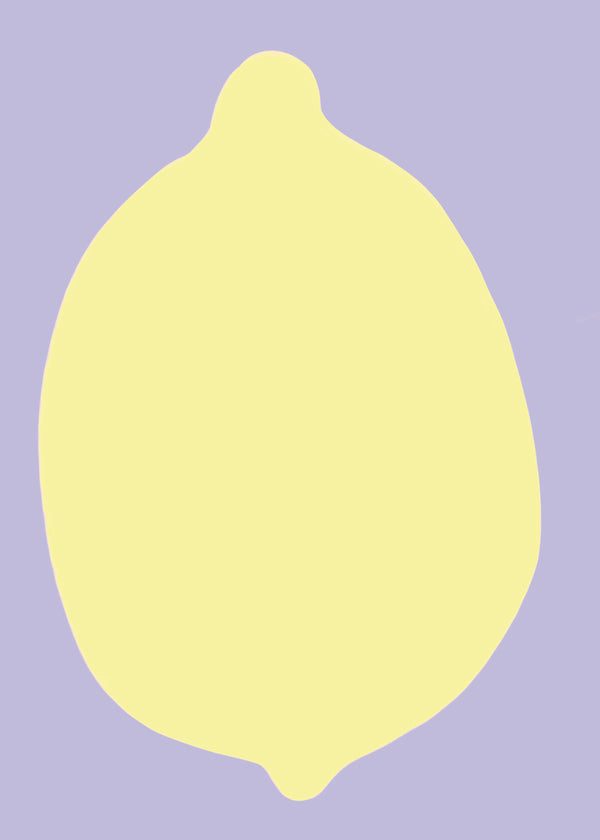 Køkkenkunst citron silhuet