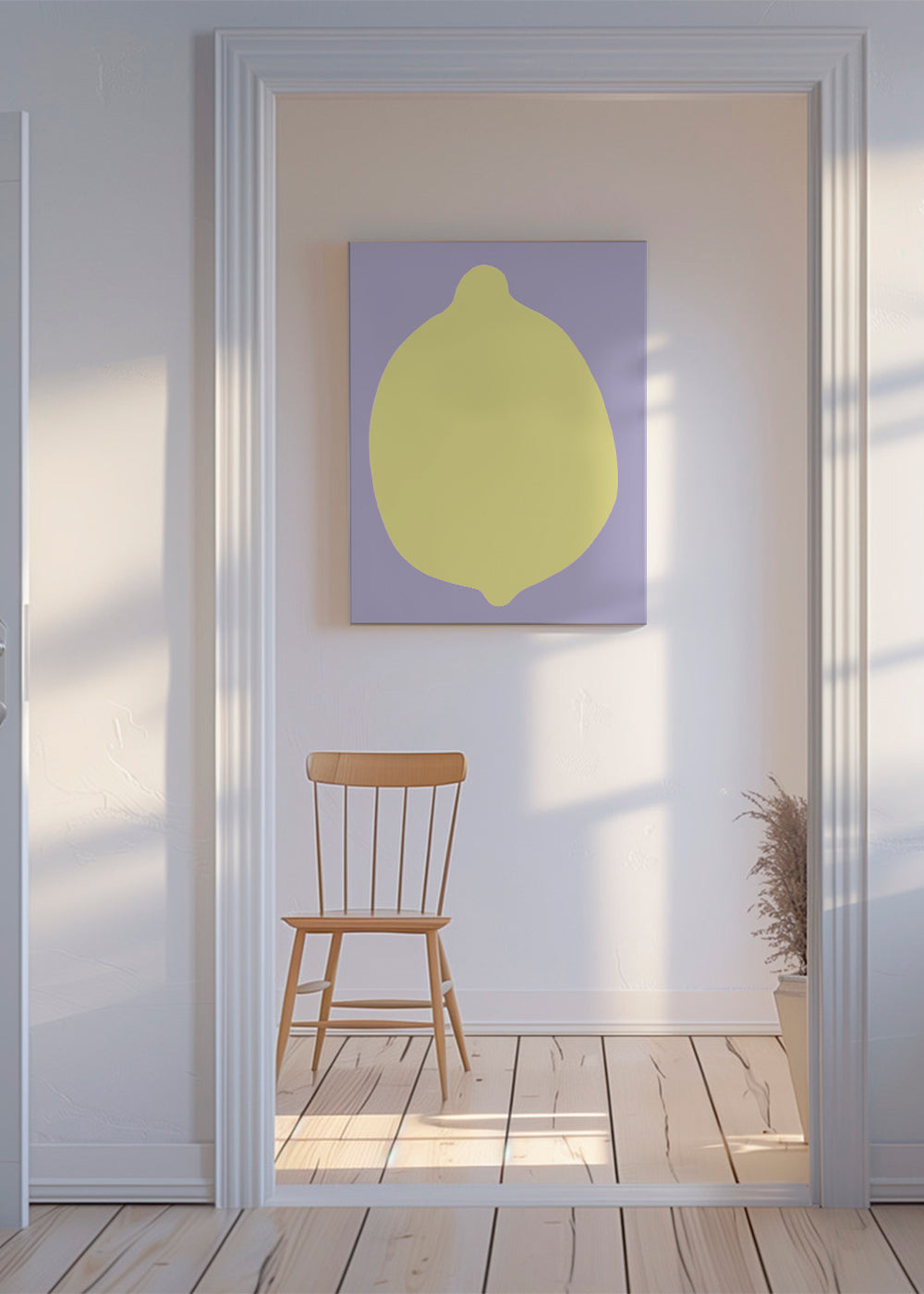 Køkkenkunst citron silhuet