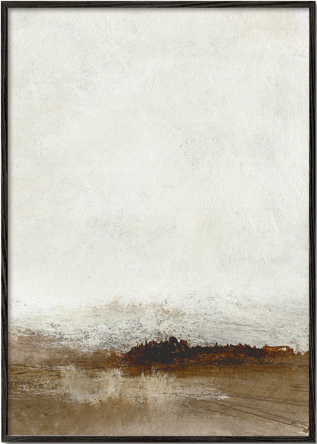 Minimal landskab i jordfarver
