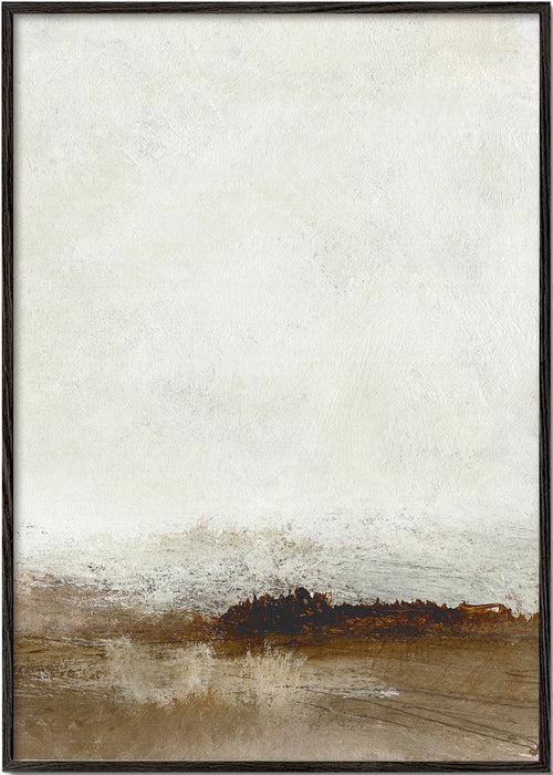 Minimal landskab i jordfarver