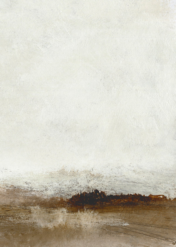 Minimal landskab i jordfarver