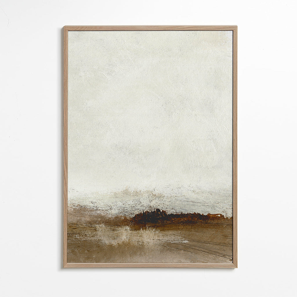 Minimal landskab i jordfarver