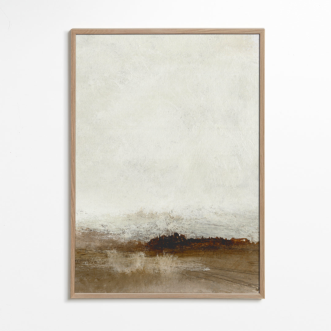 Minimal landskab i jordfarver