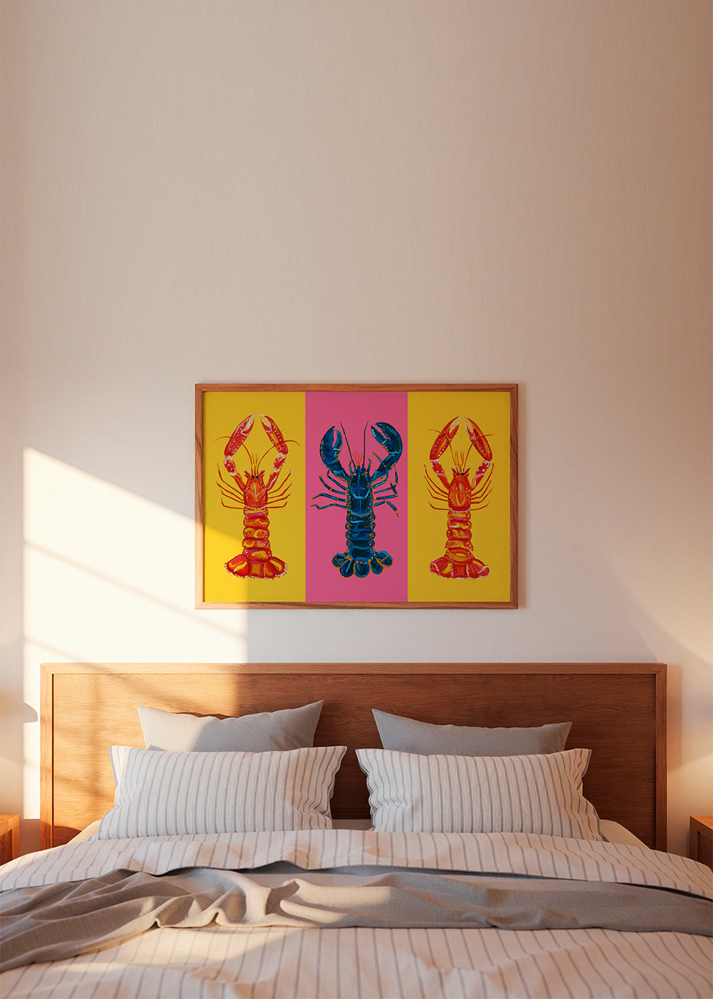 Køkkenkunst: hummere pop art