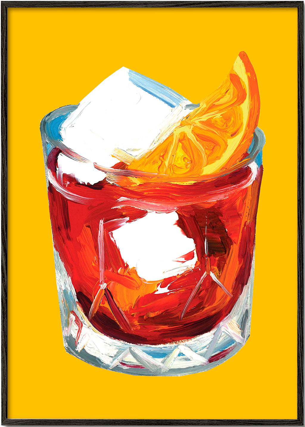 Køkkenkunst Negroni-illustration