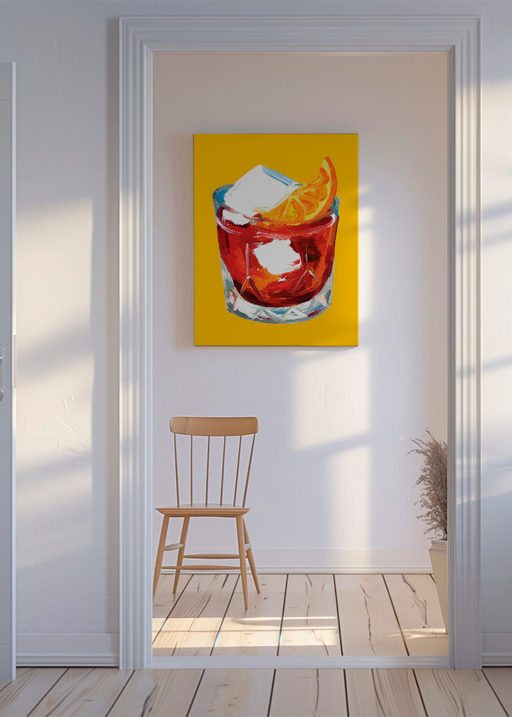 Køkkenkunst Negroni-illustration