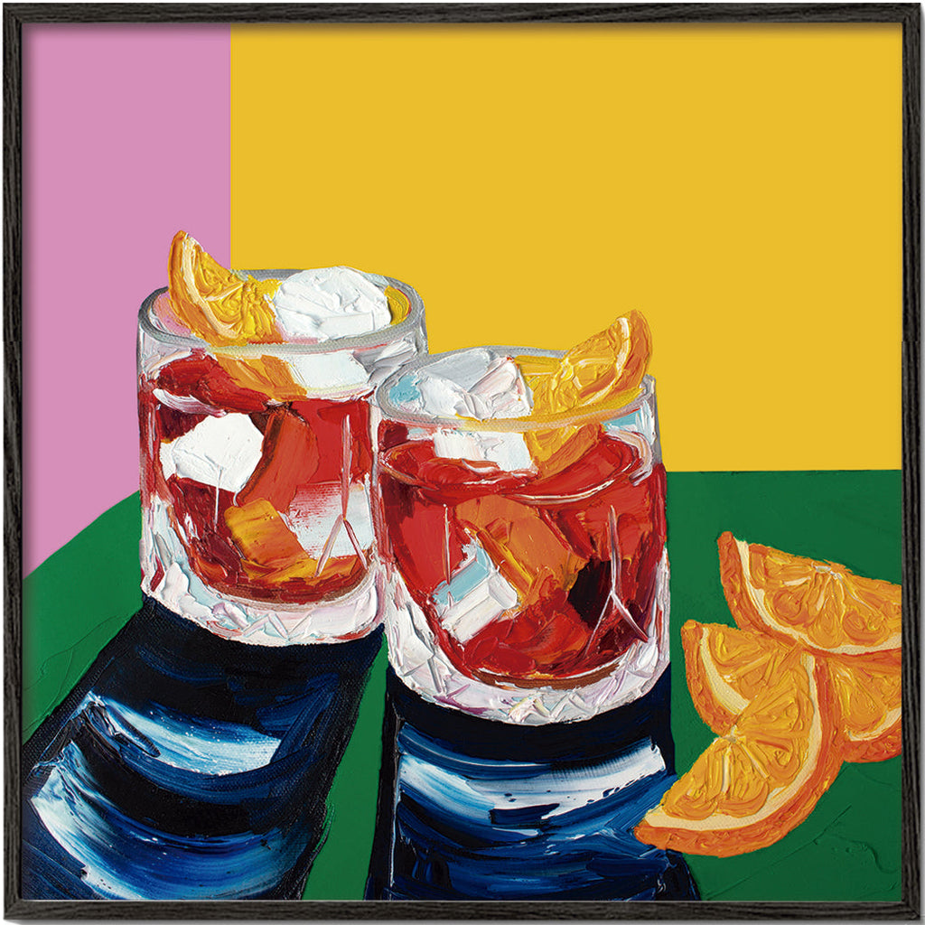 Køkkenkunst med Negronis-illustration