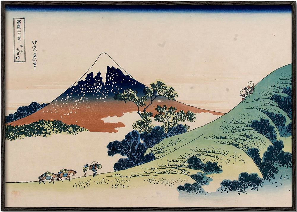 Landskabskunst: Mount Fuji i ukiyo-e stil