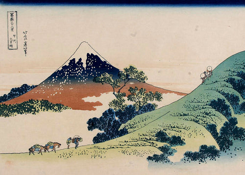 Landskabskunst: Mount Fuji i ukiyo-e stil