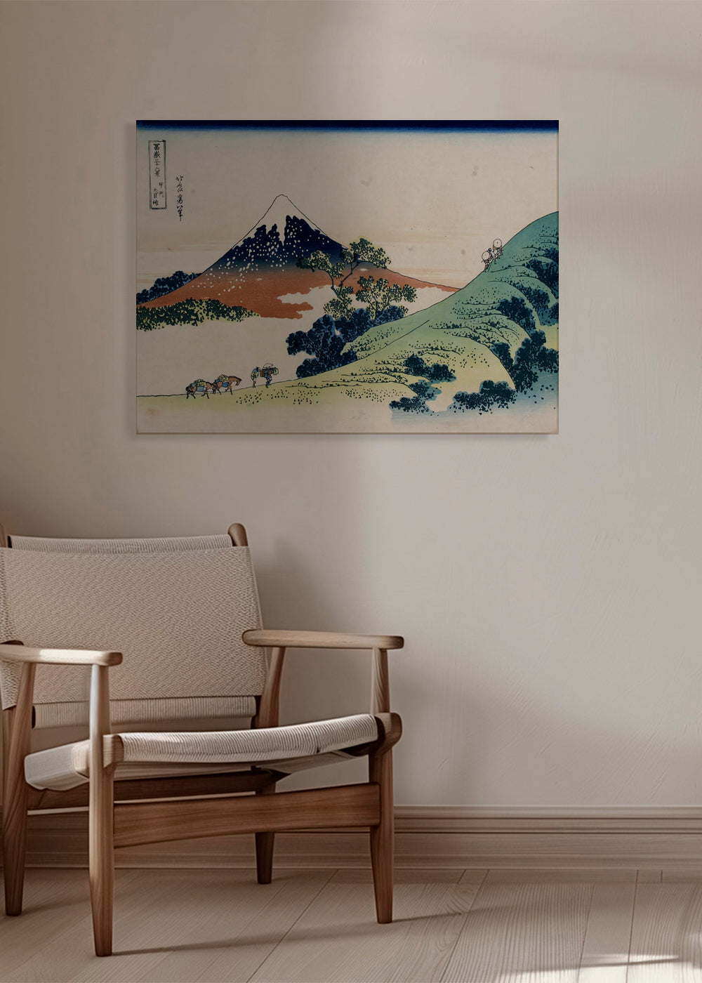 Landskabskunst: Mount Fuji i ukiyo-e stil