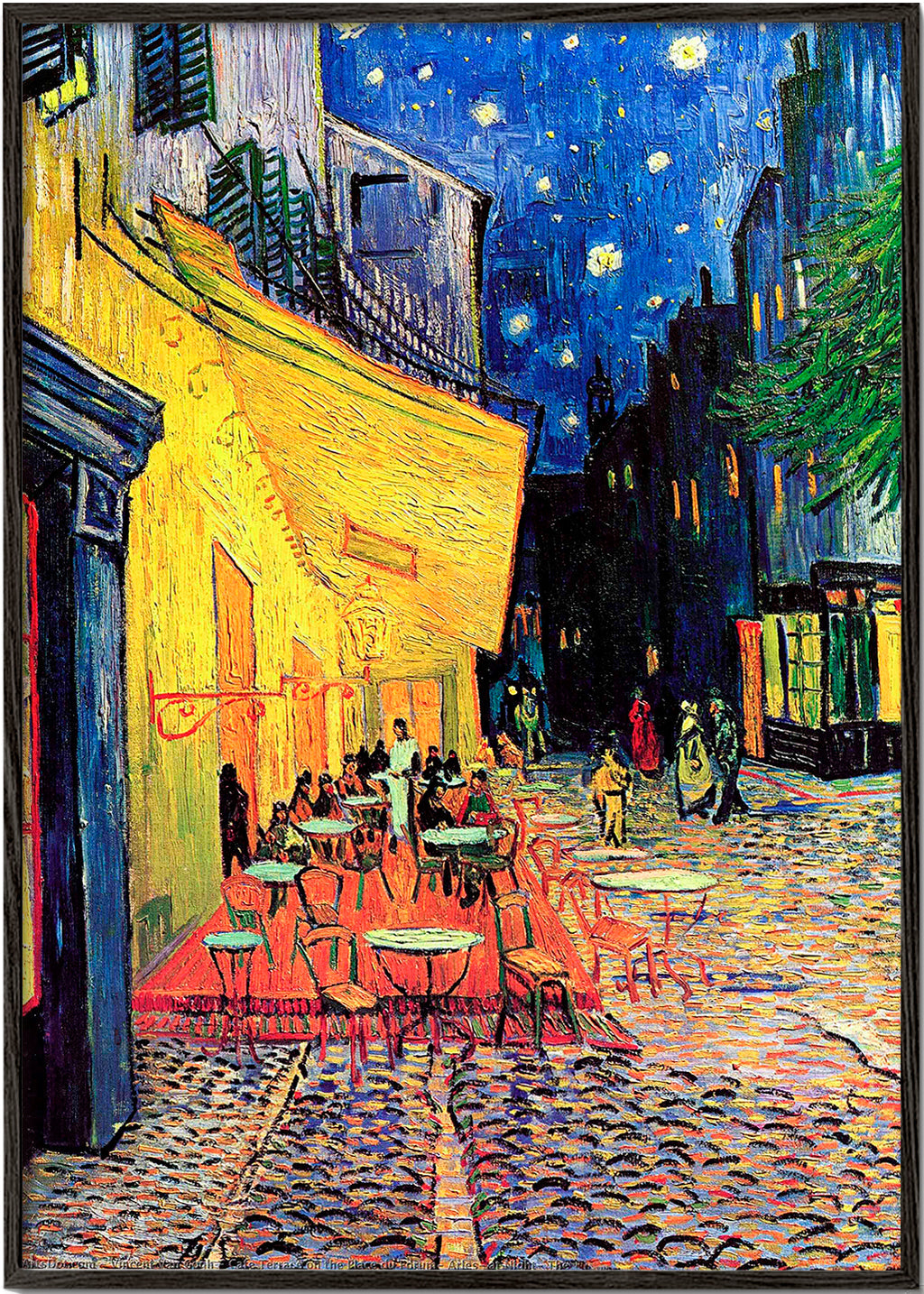 Køkkenkunst Natcafé i impressionistisk stil
