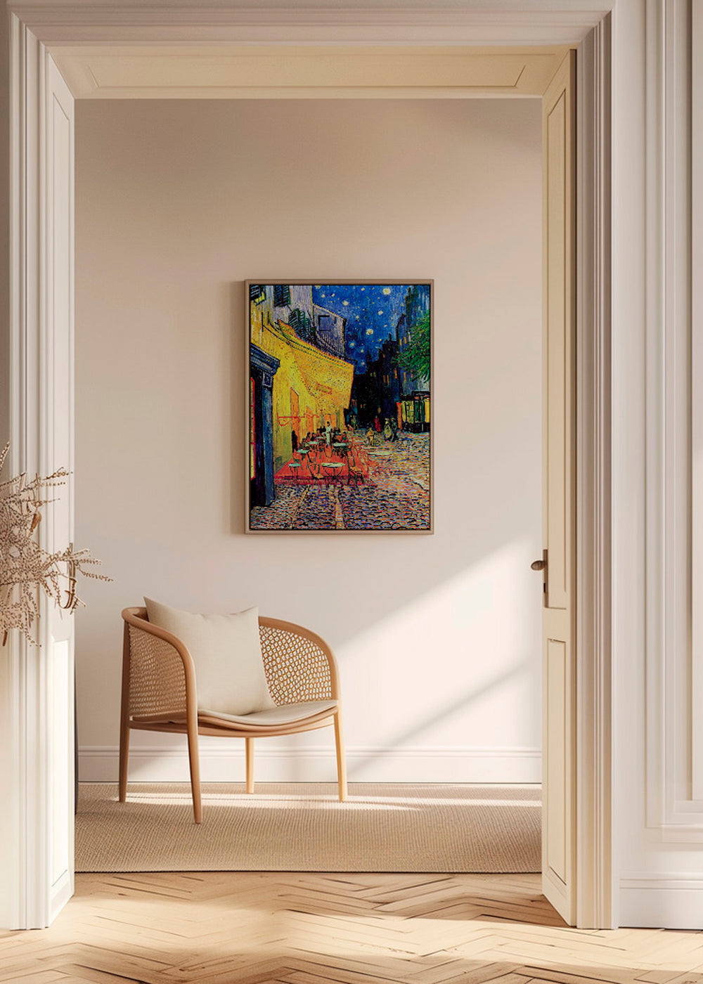 Køkkenkunst Natcafé i impressionistisk stil