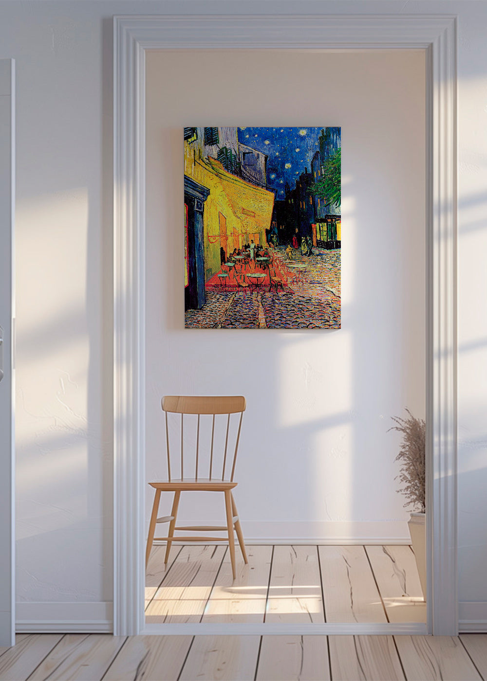 Køkkenkunst Natcafé i impressionistisk stil