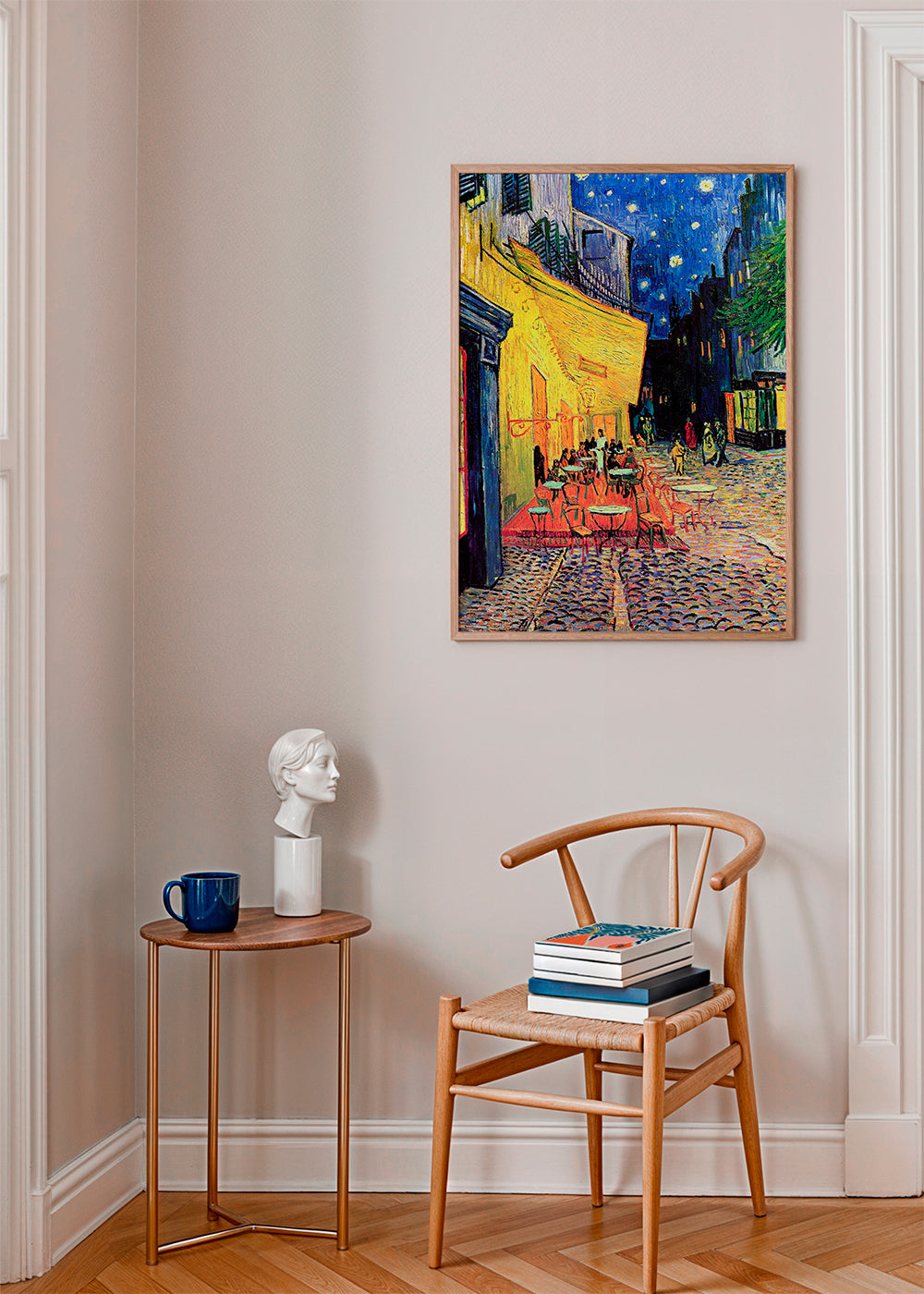 Køkkenkunst Natcafé i impressionistisk stil