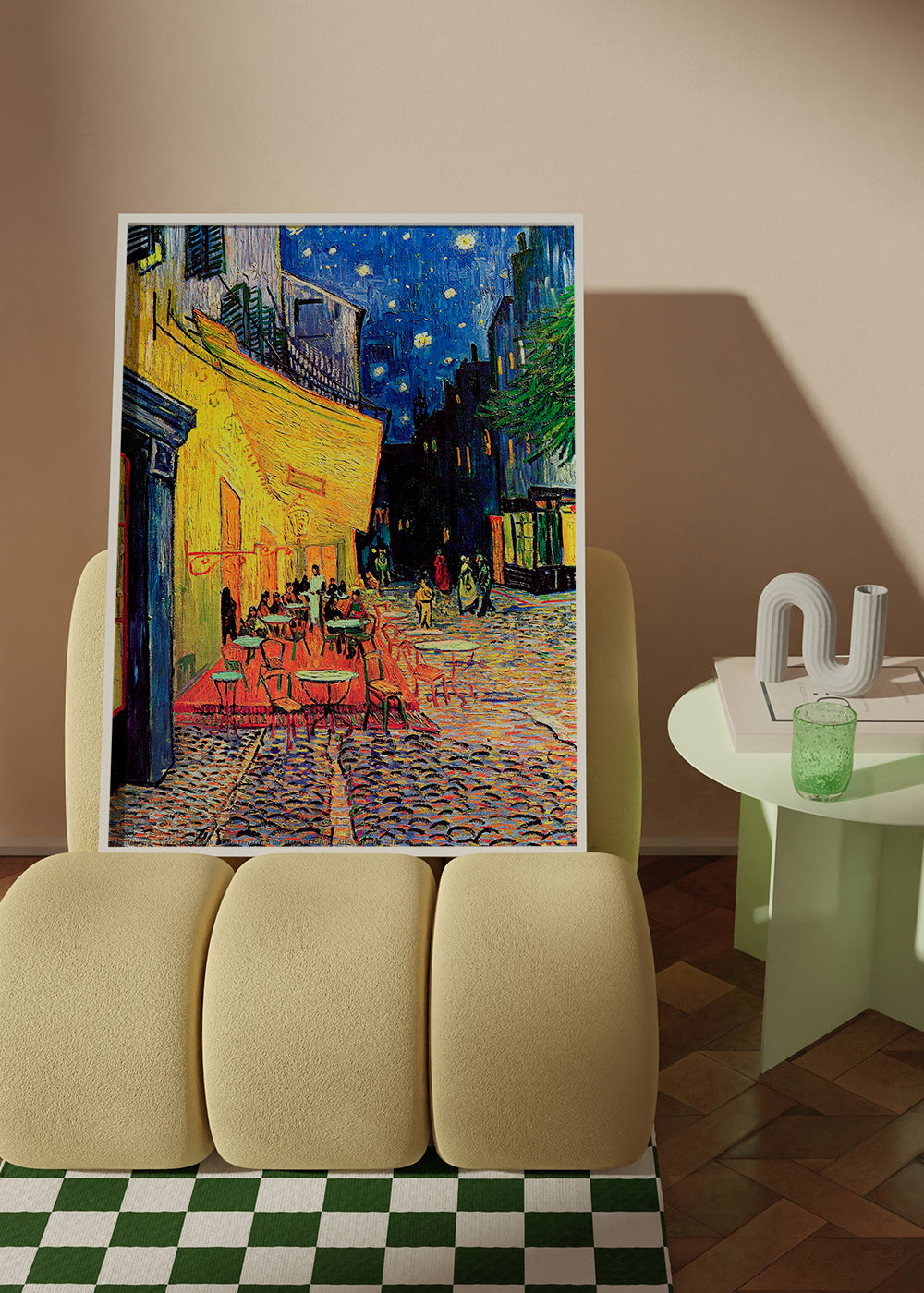 Køkkenkunst Natcafé i impressionistisk stil