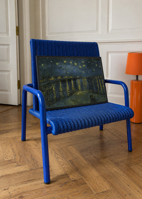 Starry Night over the Rhone - Van Gogh - Framed poster in an interior