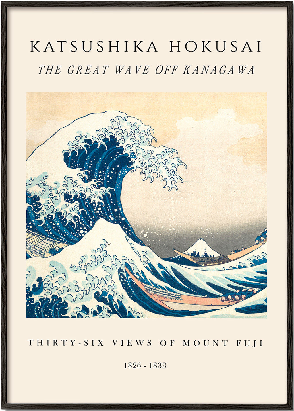 Japansk bølgeplakat: Den Store Bølge