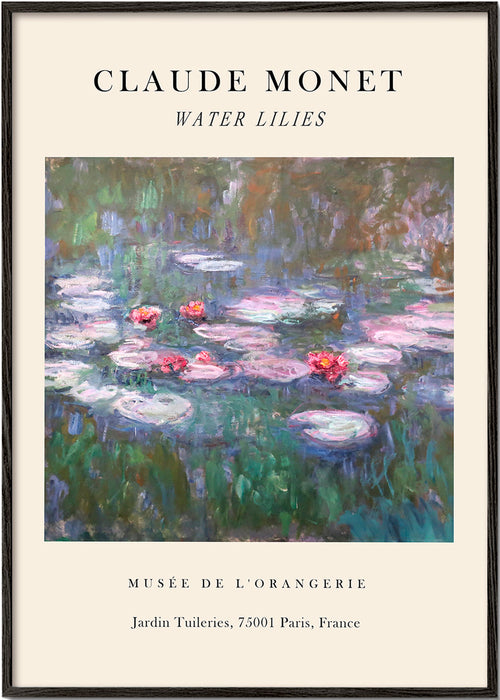 Botanisk plakat: Åkander impressionistisk