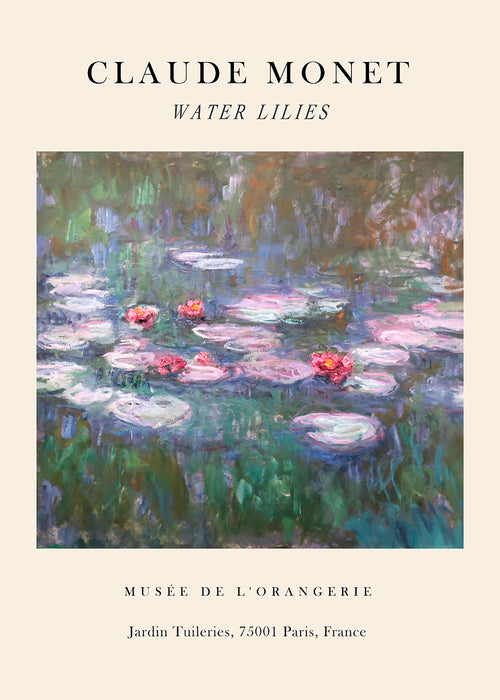 Botanisk plakat: Åkander impressionistisk