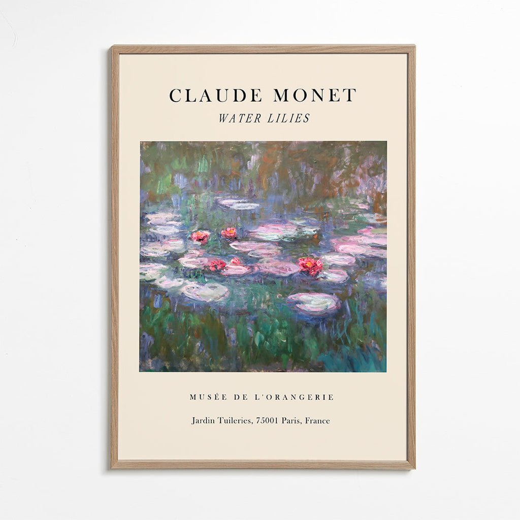 Botanisk plakat: Åkander impressionistisk