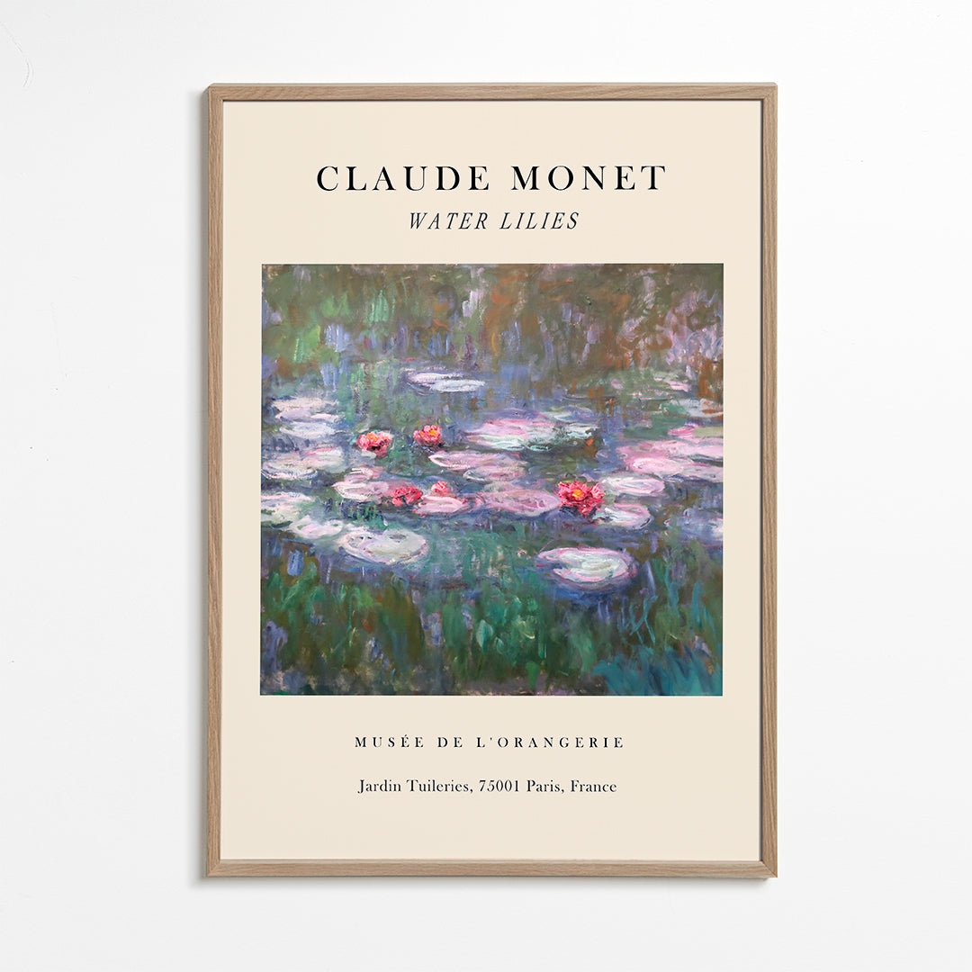 Botanisk plakat: Åkander impressionistisk