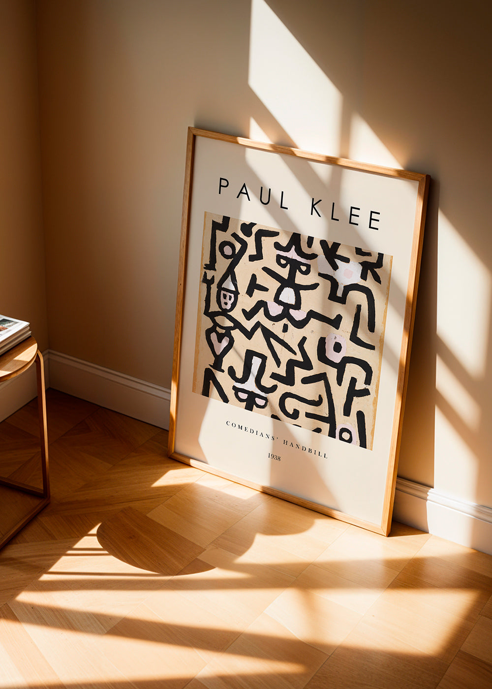 Abstrakt værk Paul Klee linjer og gestus 1938