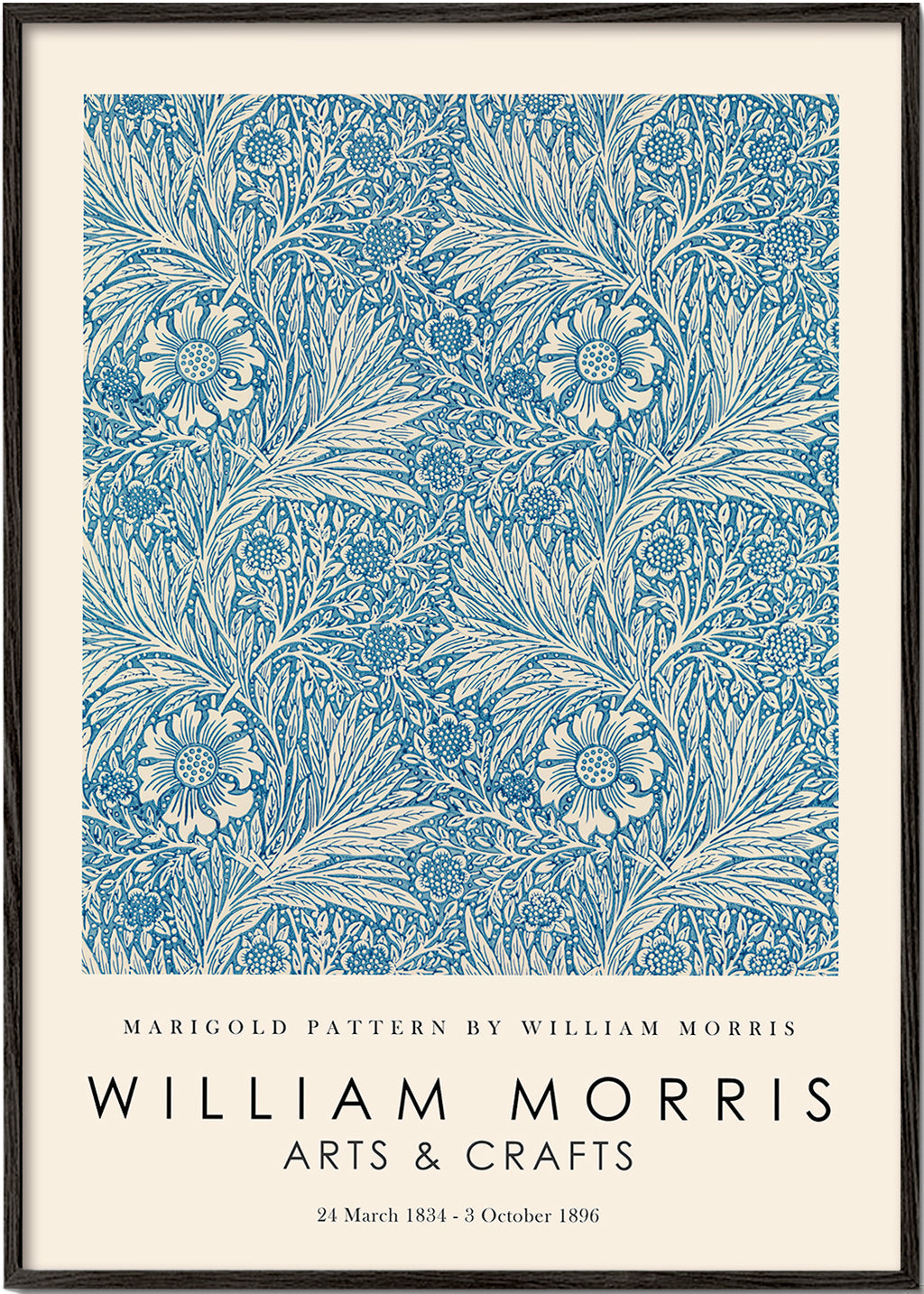 Botanisk plakat William Morris Marigold