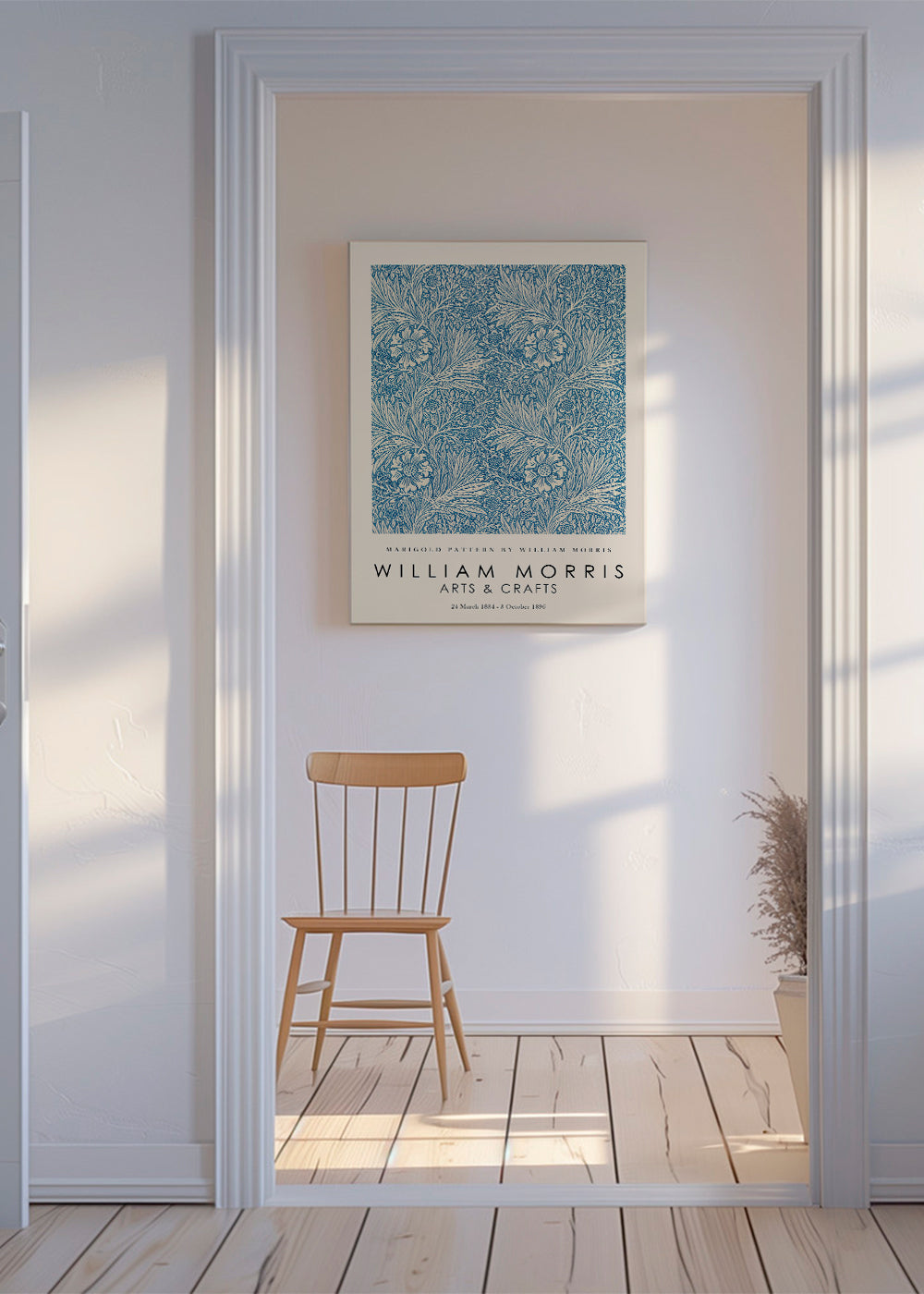 Botanisk plakat William Morris Marigold