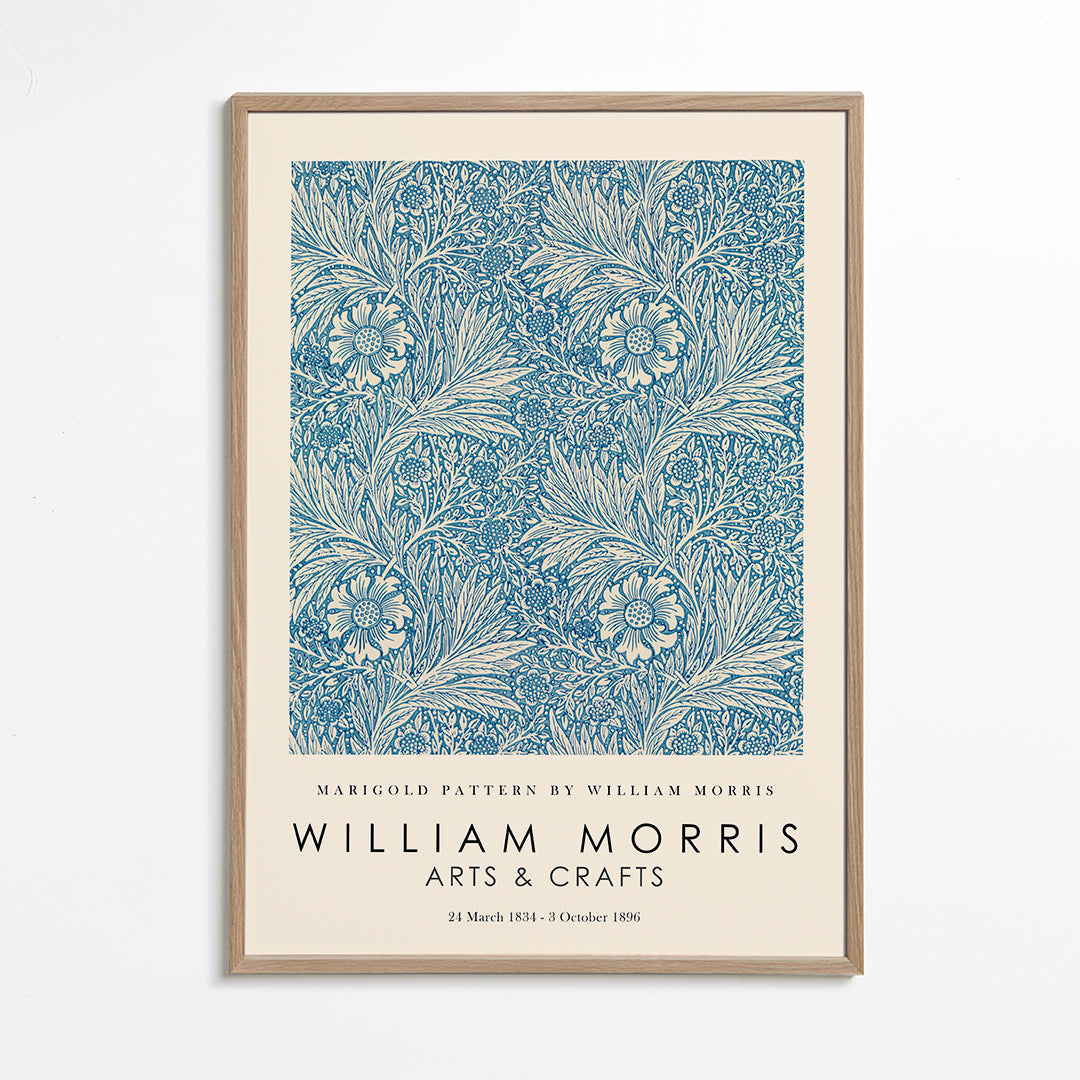 Botanisk plakat William Morris Marigold