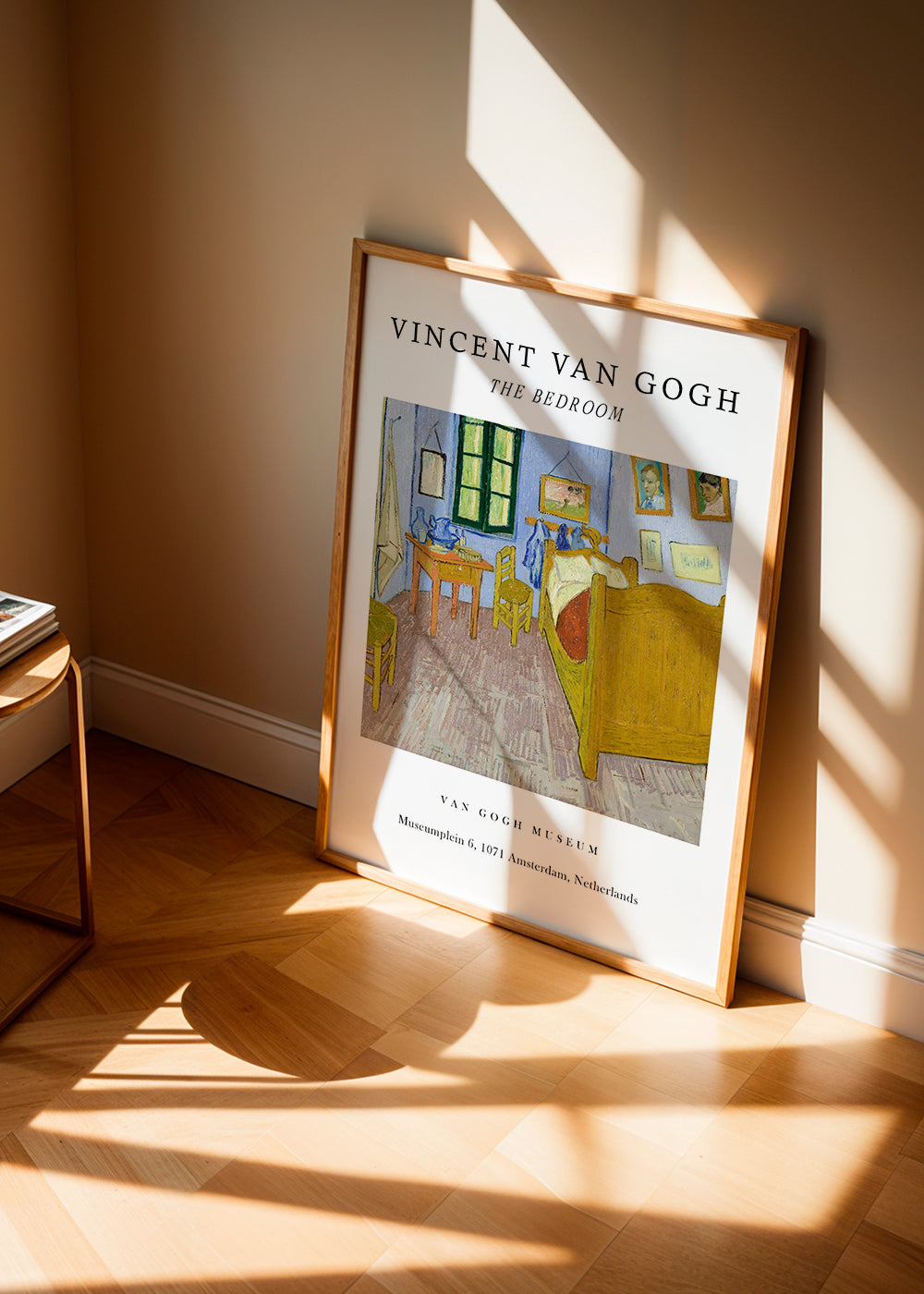 Vintage plakat: Van Goghs soveværelse
