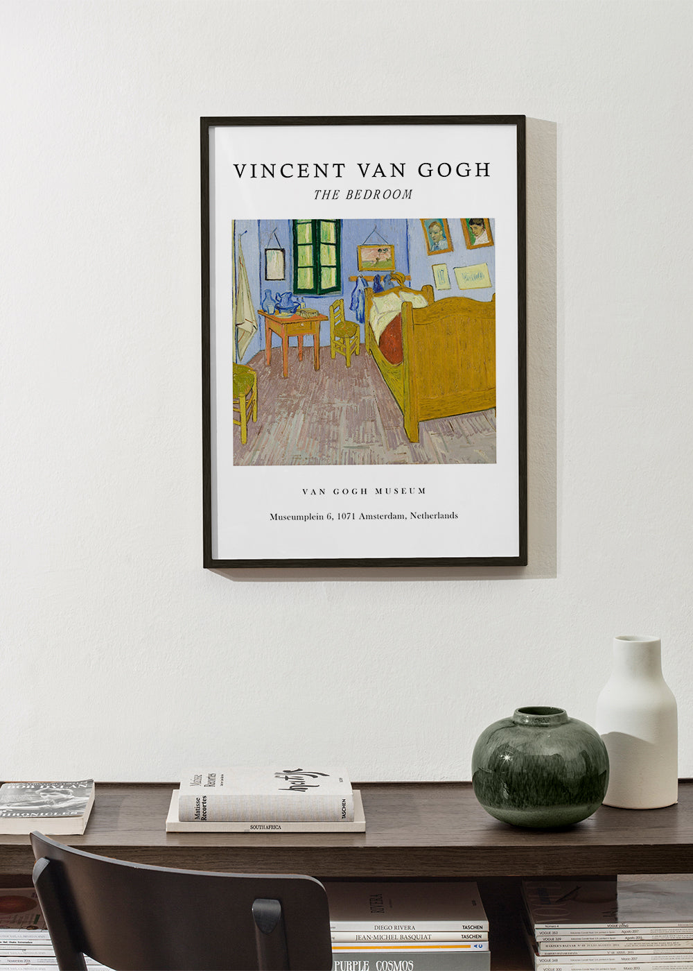 Vintage plakat: Van Goghs soveværelse