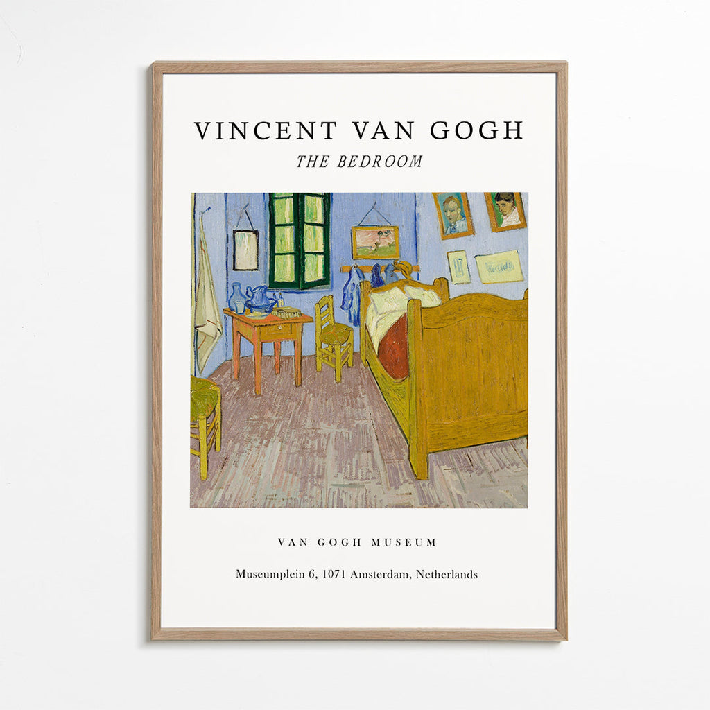 Vintage plakat: Van Goghs soveværelse