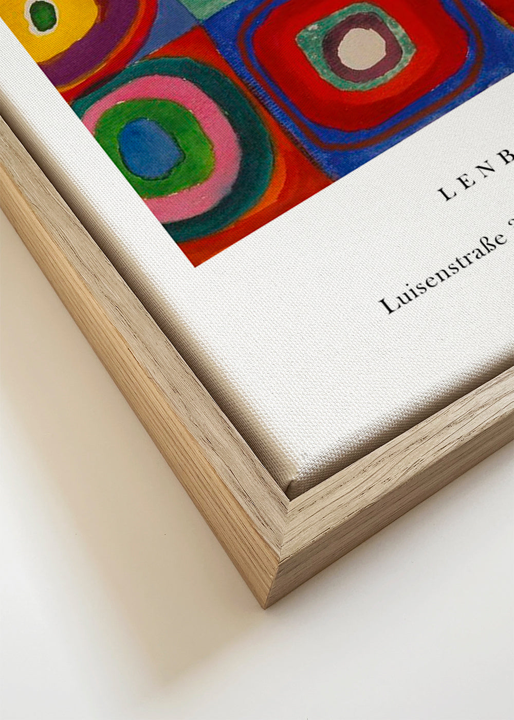 Geometrisk kunst Kandinsky kvadrater og ringe
