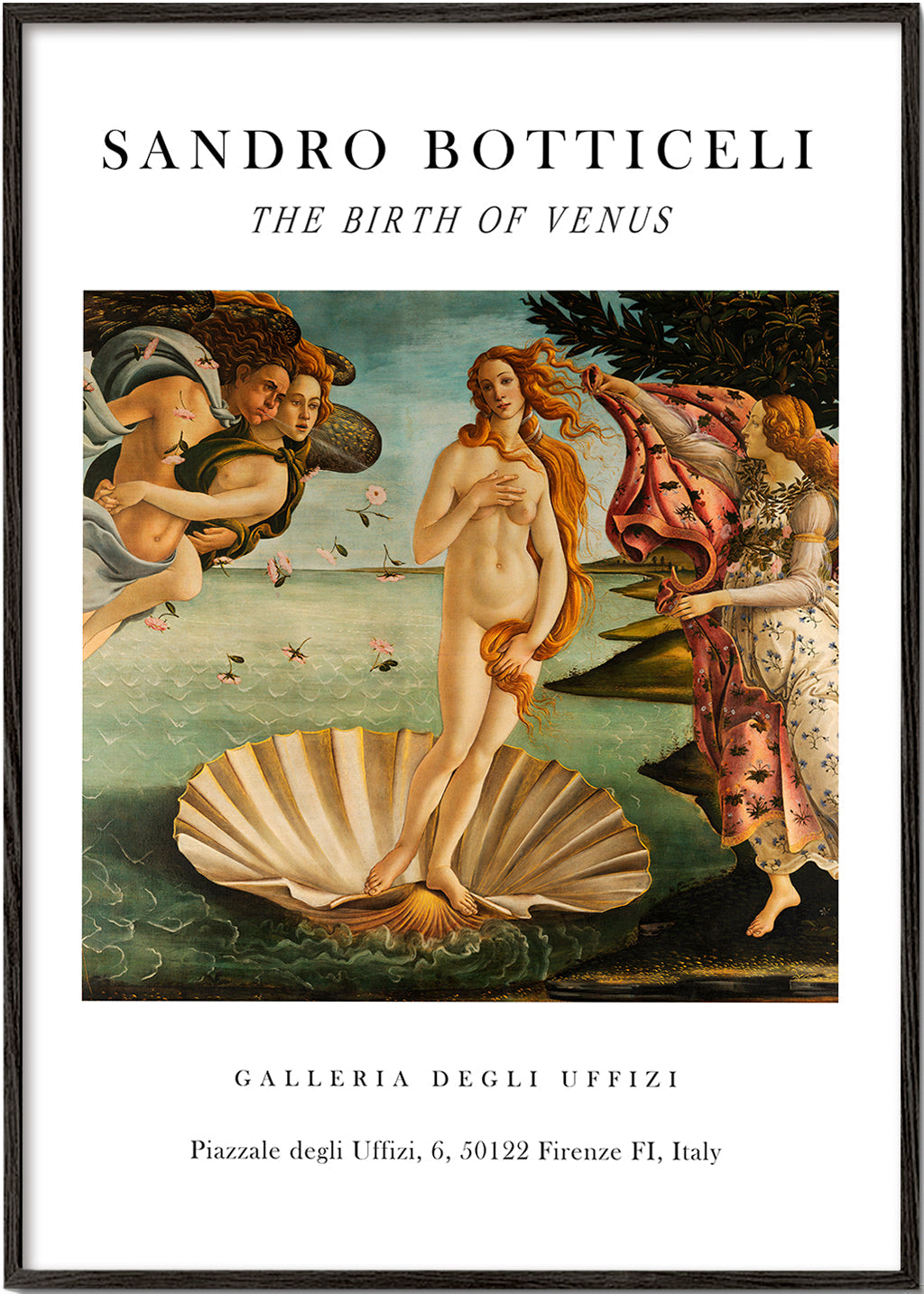 Klassisk Venusfødsel plakat af Botticelli