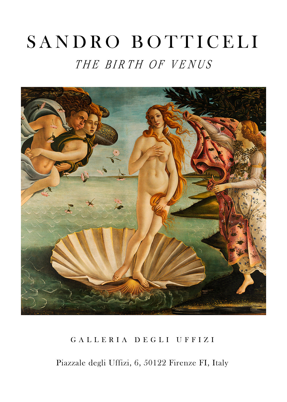 Klassisk Venusfødsel plakat af Botticelli