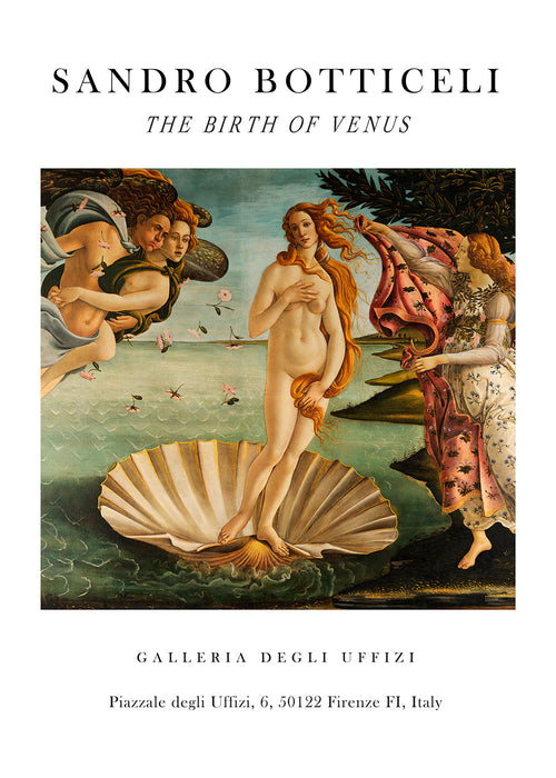 Klassisk Venusfødsel plakat af Botticelli