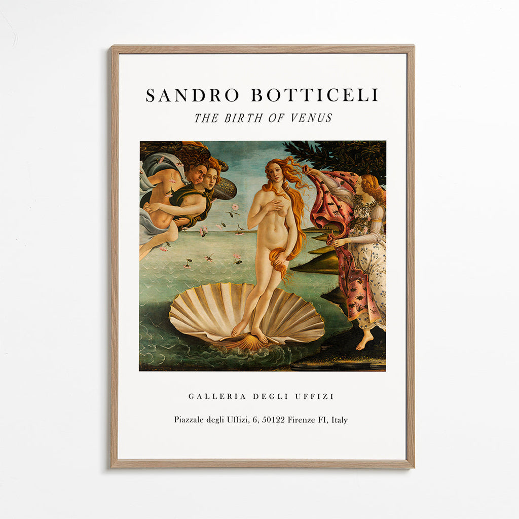 Klassisk Venusfødsel plakat af Botticelli