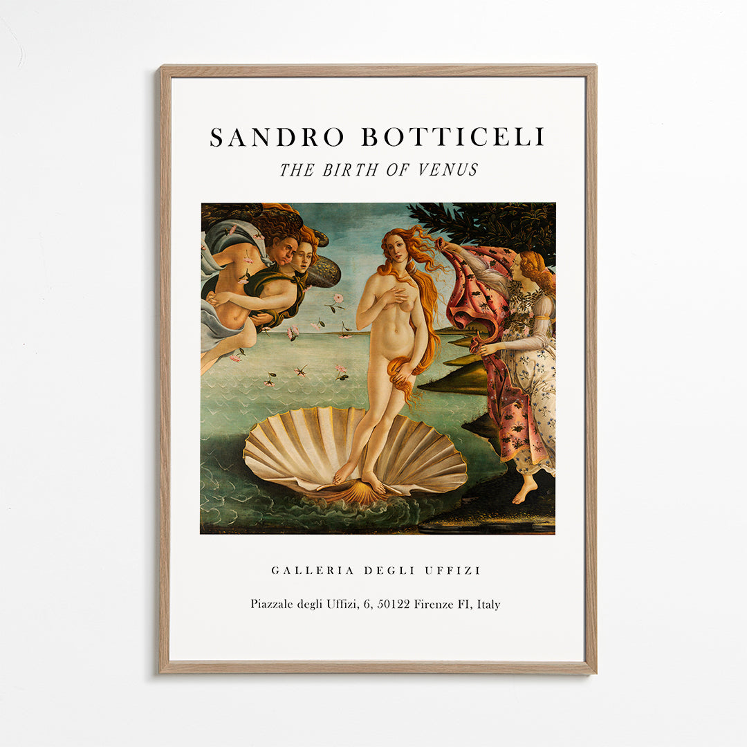 Klassisk Venusfødsel plakat af Botticelli