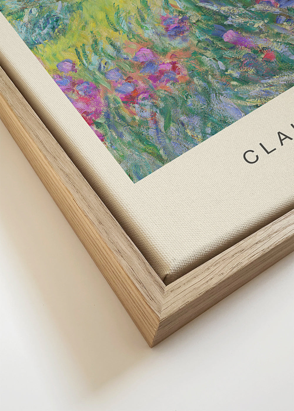 Botanisk plakat Giverny have