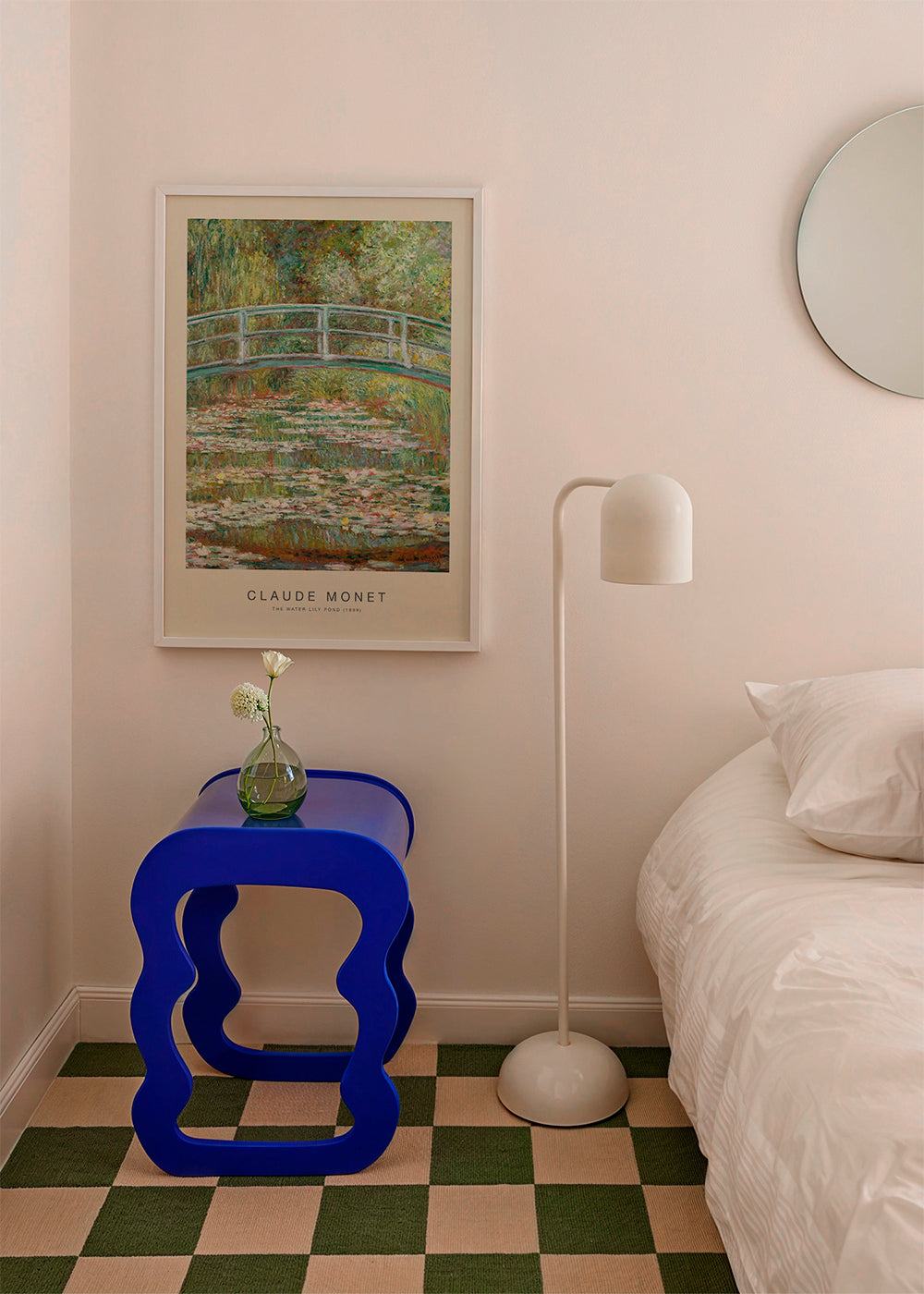 Botanisk plakat åkander og bro af Monet