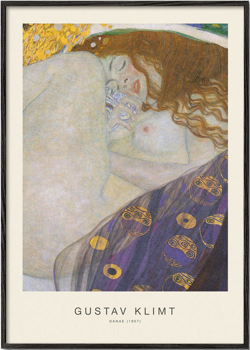 Vintage plakat: Danae i gyldne toner