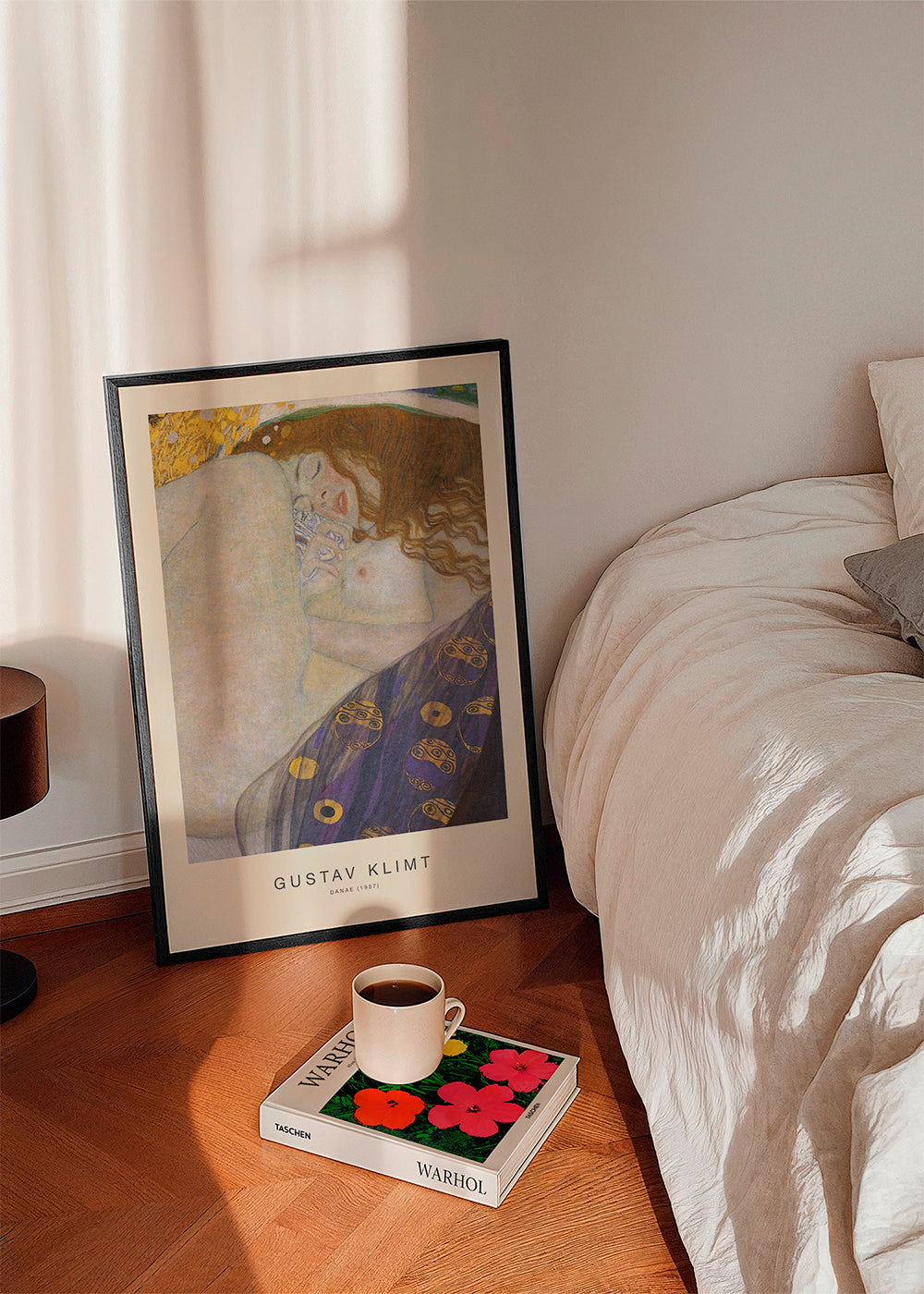 Vintage plakat: Danae i gyldne toner