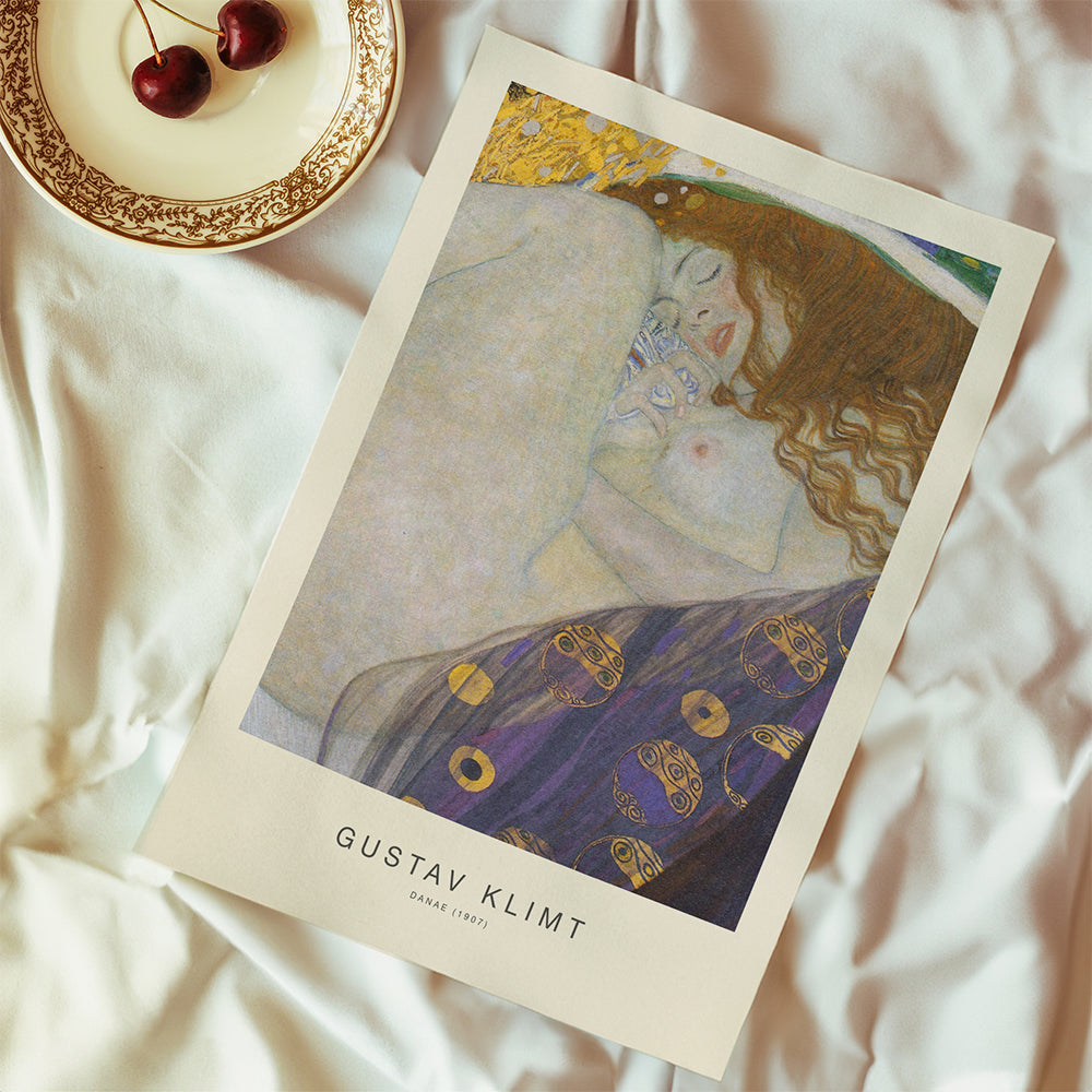 Vintage plakat: Danae i gyldne toner