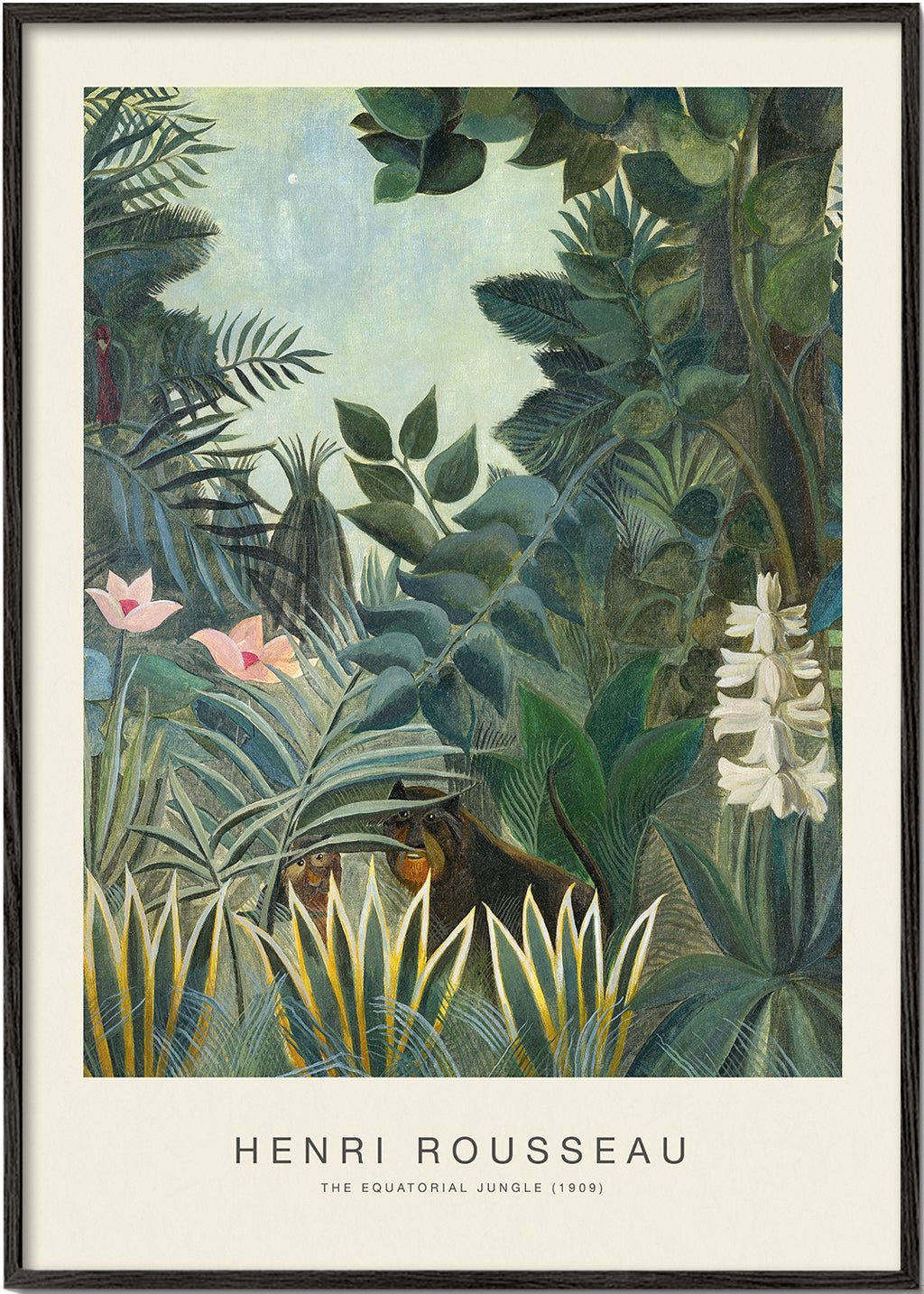 Botanisk plakat: Rousseau jungle
