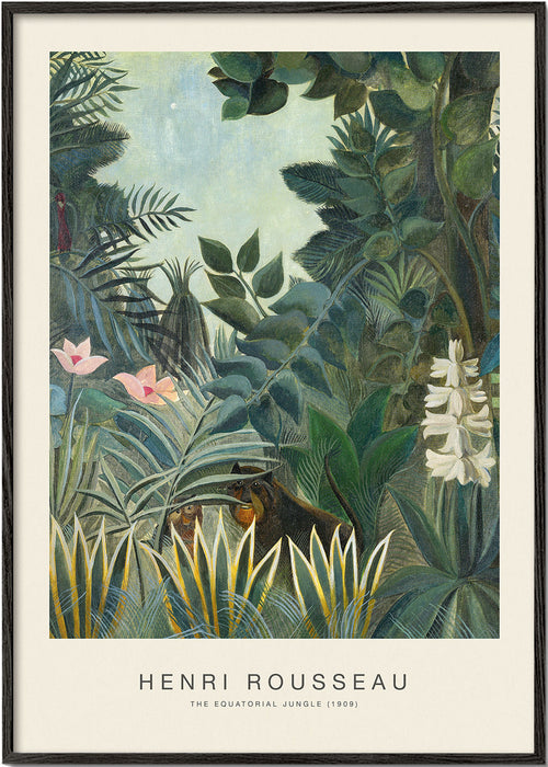 Botanisk plakat: Rousseau jungle