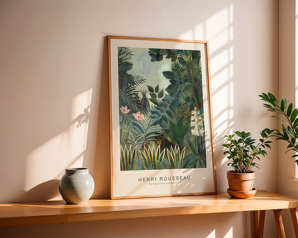 Botanisk plakat: Rousseau jungle